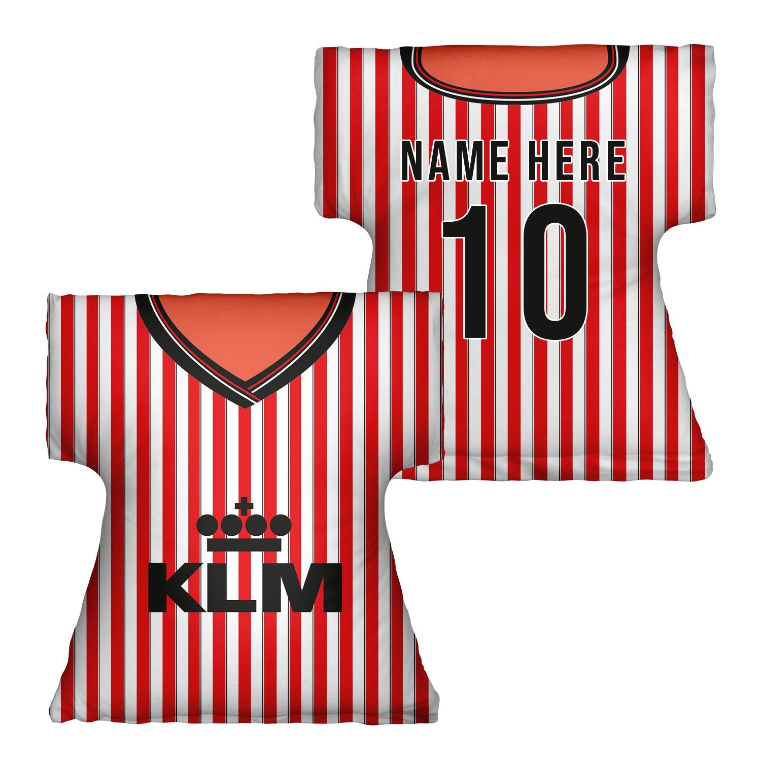 Brentford - 1989 Home Shirt - Personalised Retro Shirt Cushion