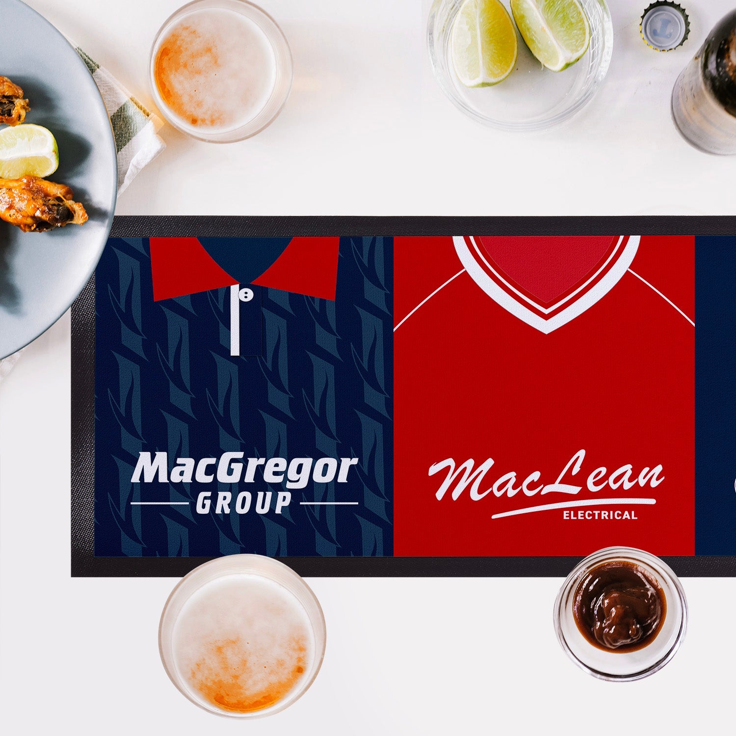 Ross County Retro Football Shirts - Personalised Bar Runner