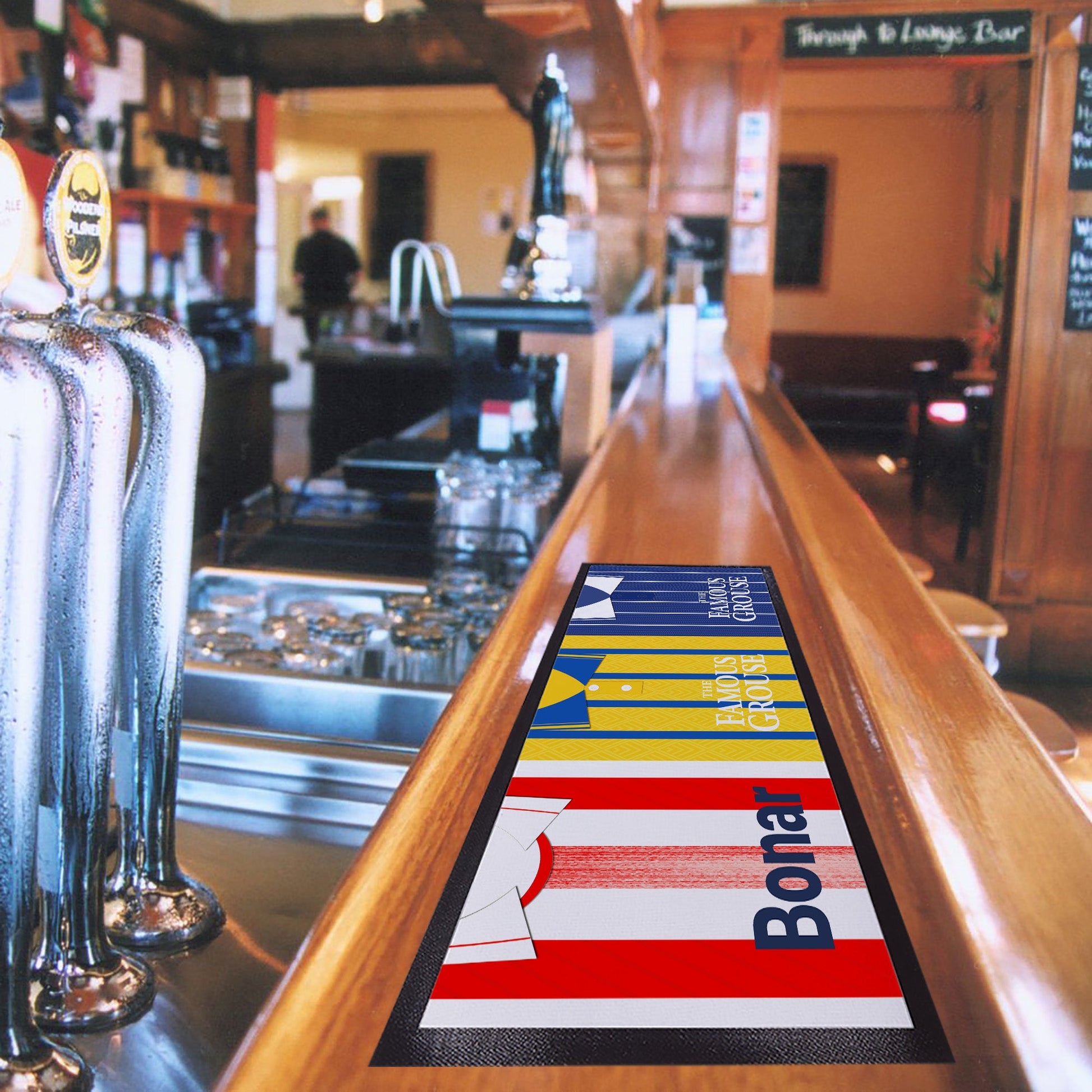 St Johnstone Retro Football Shirts - Personalised Bar Runner