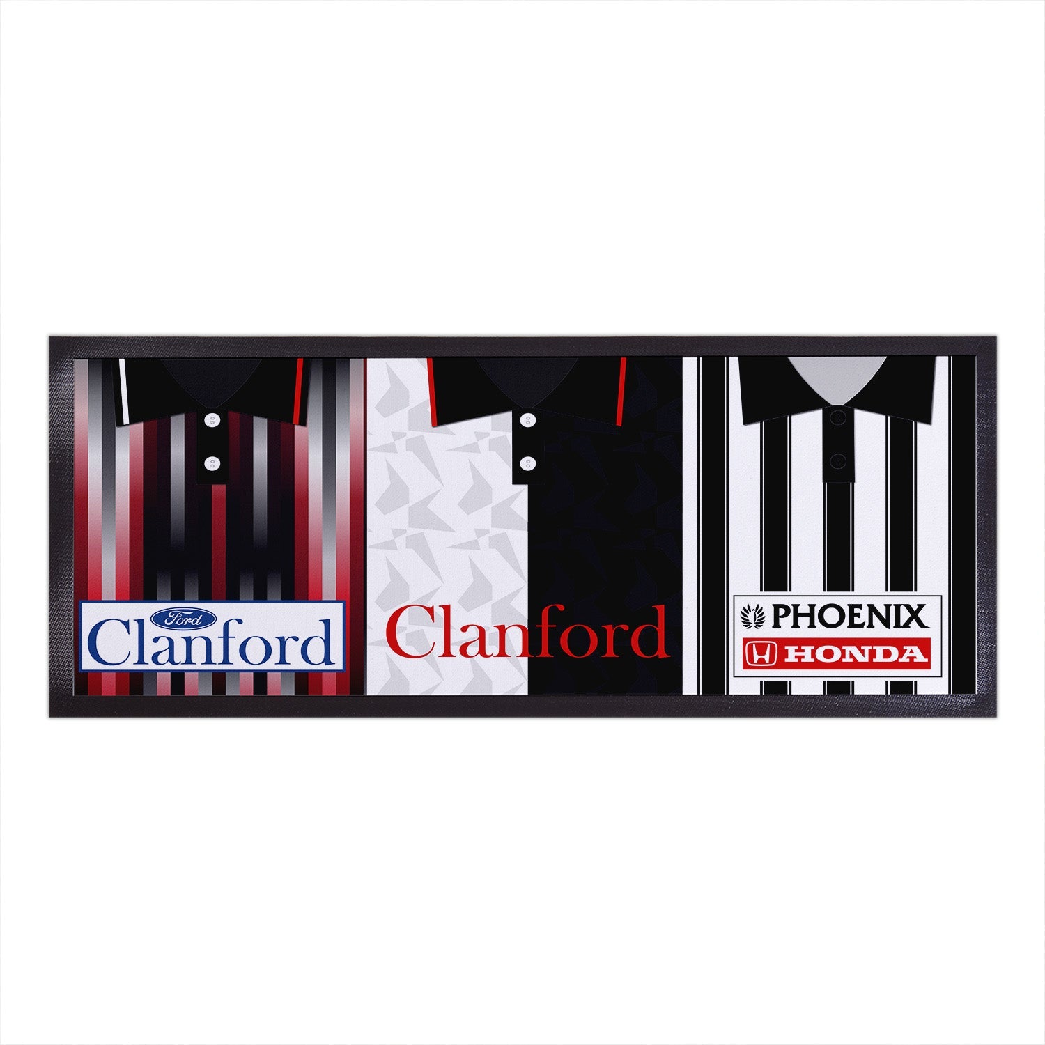 St Mirren Retro Football Shirts - Personalised Bar Runner