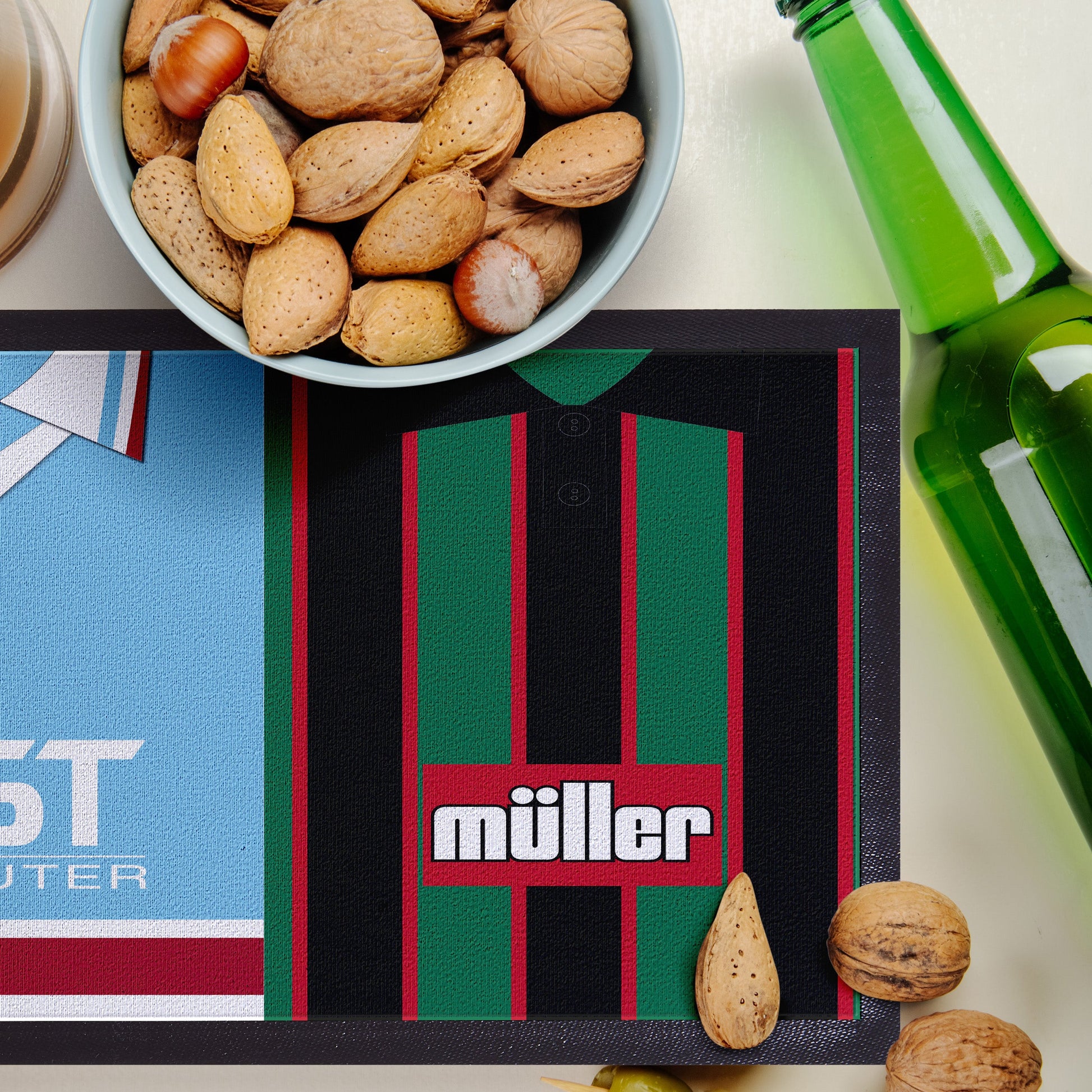 Personalised Aston Villa Retro Football Shirts - Bar Runner