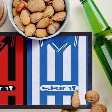 Brighton Retro Football Shirts - Personalised Bar Runner