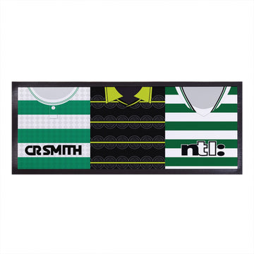 Personalised Celtic Style 2 - Retro Football Shirts - Bar Runner