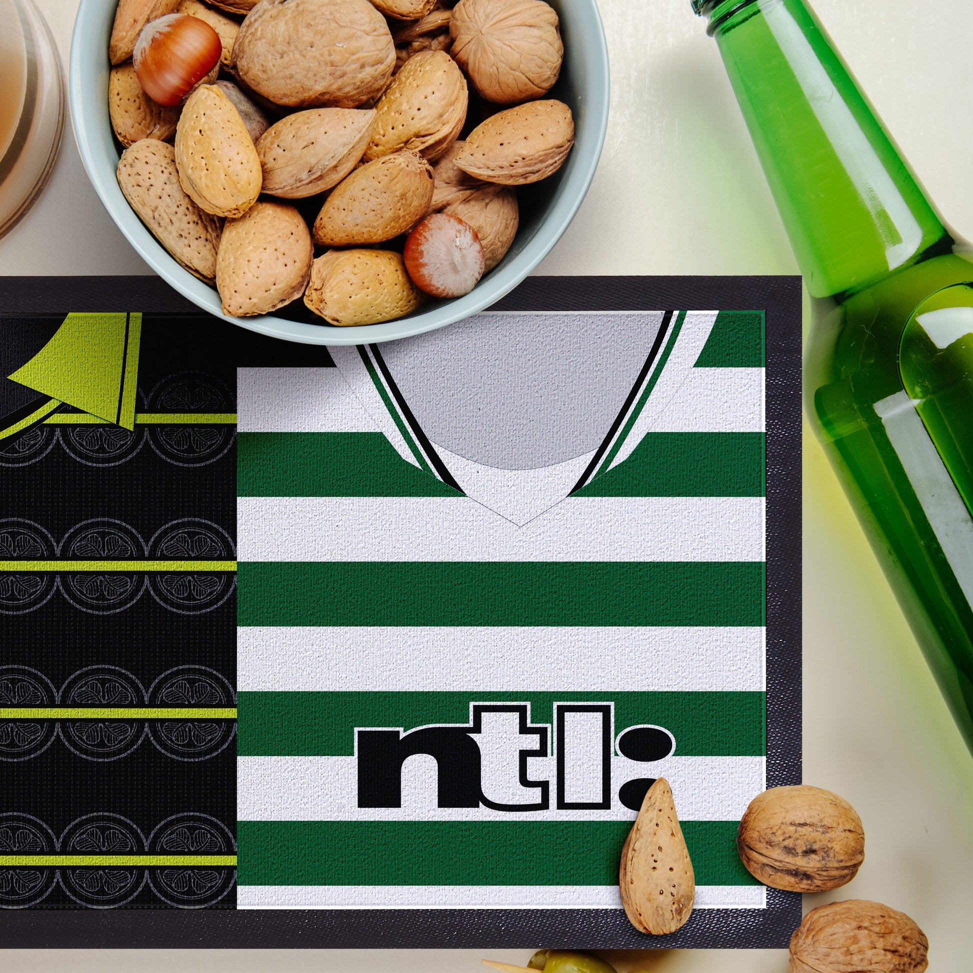 Personalised Celtic Style 2 - Retro Football Shirts - Bar Runner