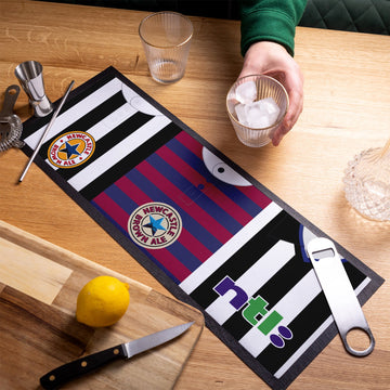 Newcastle - Retro Football Shirts - Personalised Bar Runner