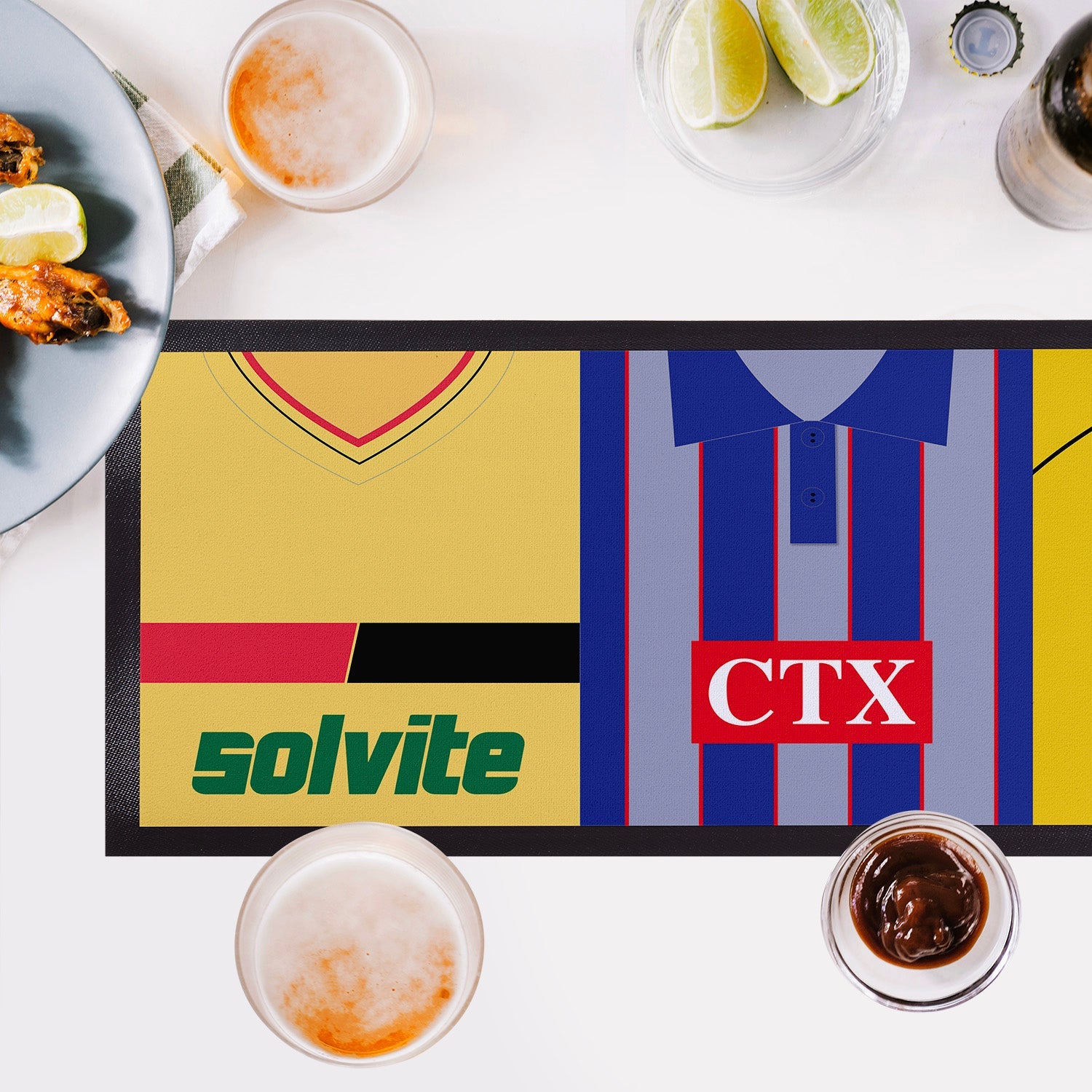 Personalised Watford - Retro Football Shirts - Bar Runner