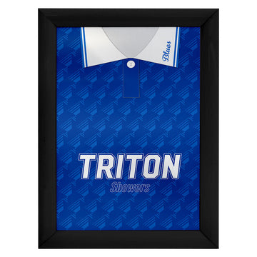 Personalised Birmingham Retro - 1992 Home Shirt - A4 Metal Sign Plaque - Frame Options Available