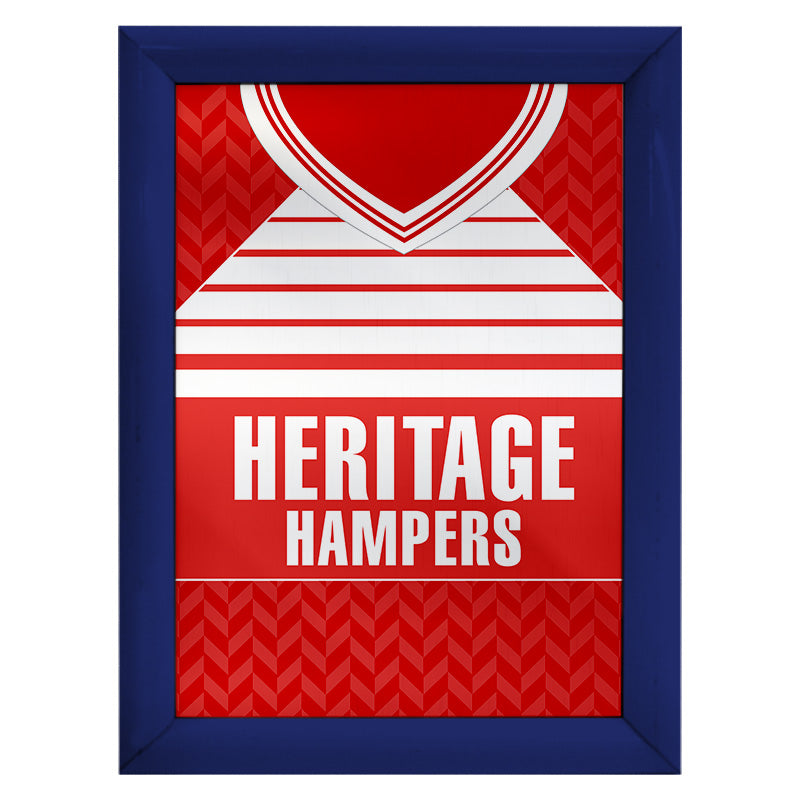 Personalised Middlesbrough 1990 Home Shirt - A4 Metal Sign Plaque