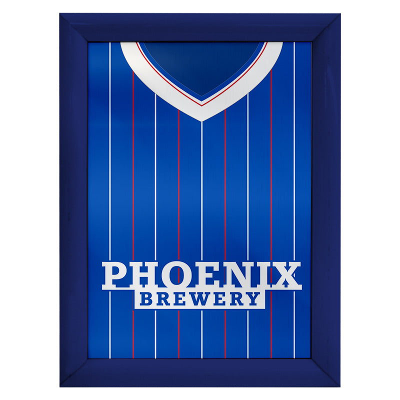 Personalised Brighton-1983 Home Shirt - A4 Metal Sign Plaque