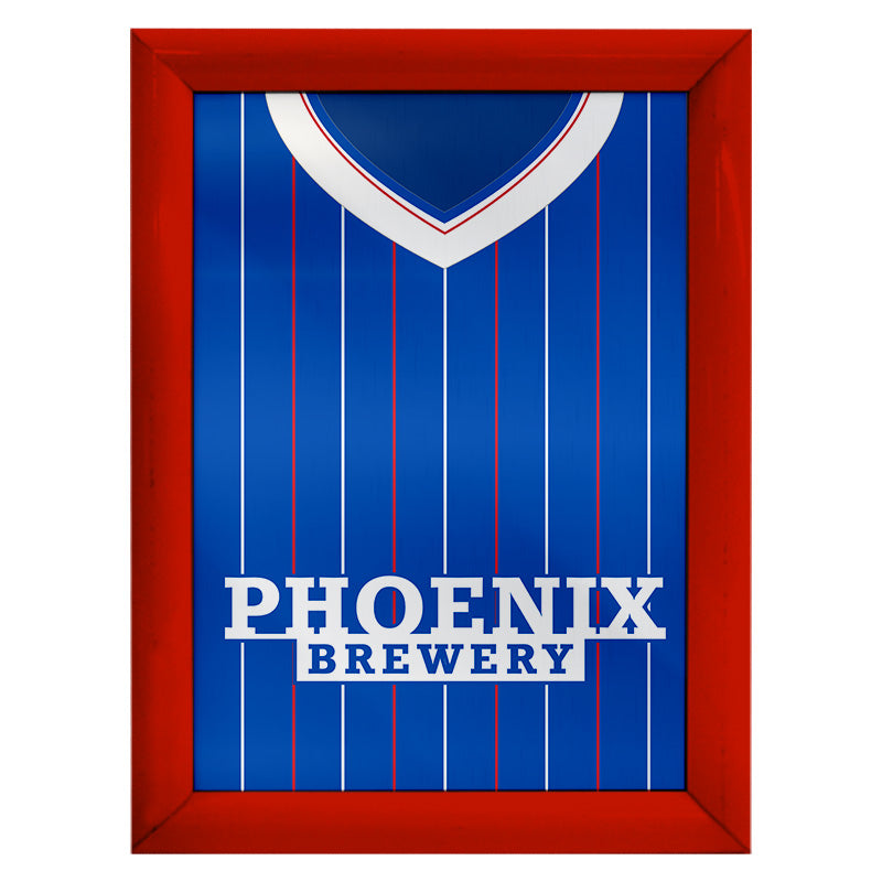 Personalised Brighton-1983 Home Shirt - A4 Metal Sign Plaque