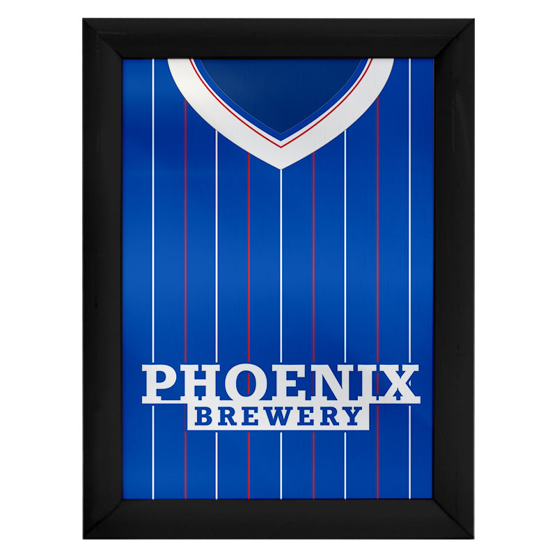 Personalised Brighton-1983 Home Shirt - A4 Metal Sign Plaque