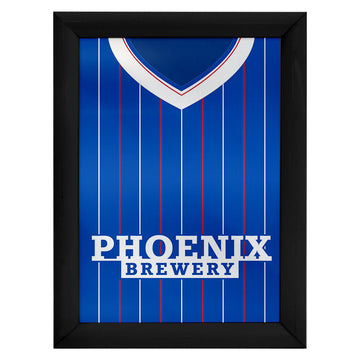 Personalised Brighton -1983 Home Shirt - A4 Metal Sign Plaque - Frame Options Available