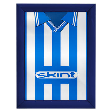 Personalised Brighton -1999 Home Shirt - A4 Metal Sign Plaque - Frame Options Available