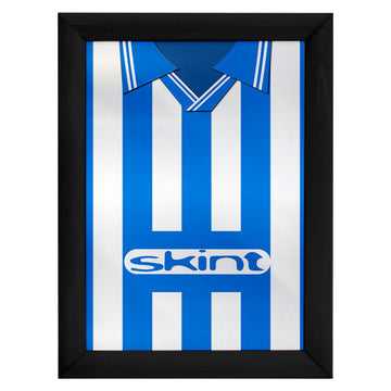 Personalised Brighton -1999 Home Shirt - A4 Metal Sign Plaque - Frame Options Available