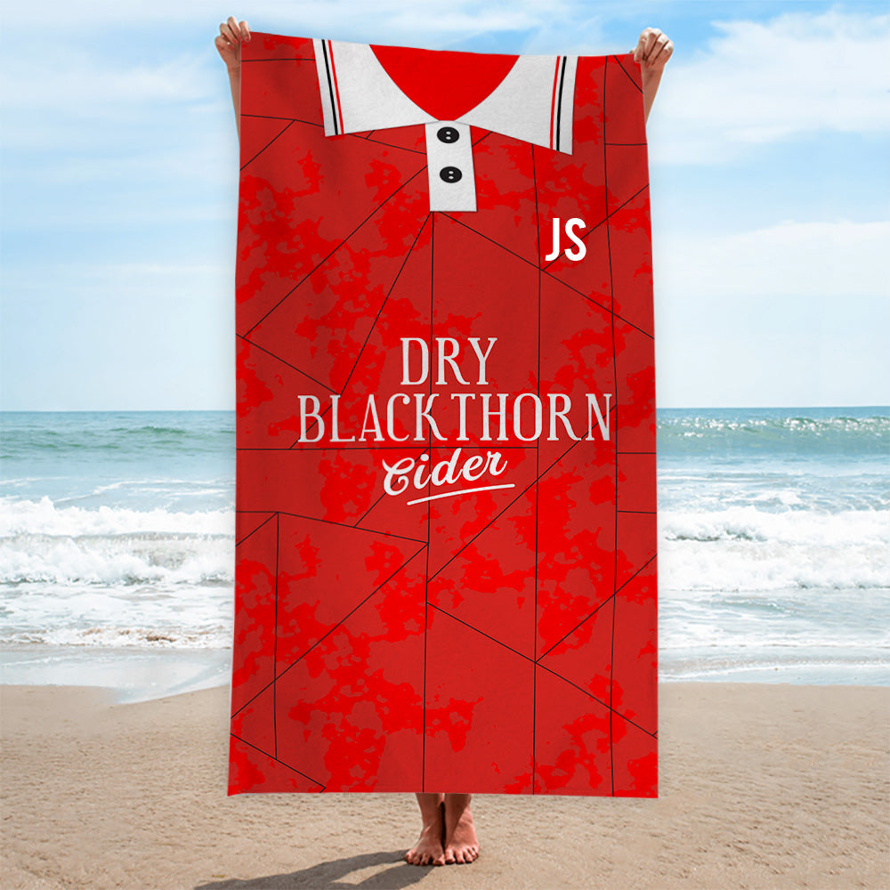 Bristol - 1993 Home Shirt - Personalised Retro Beach Towel