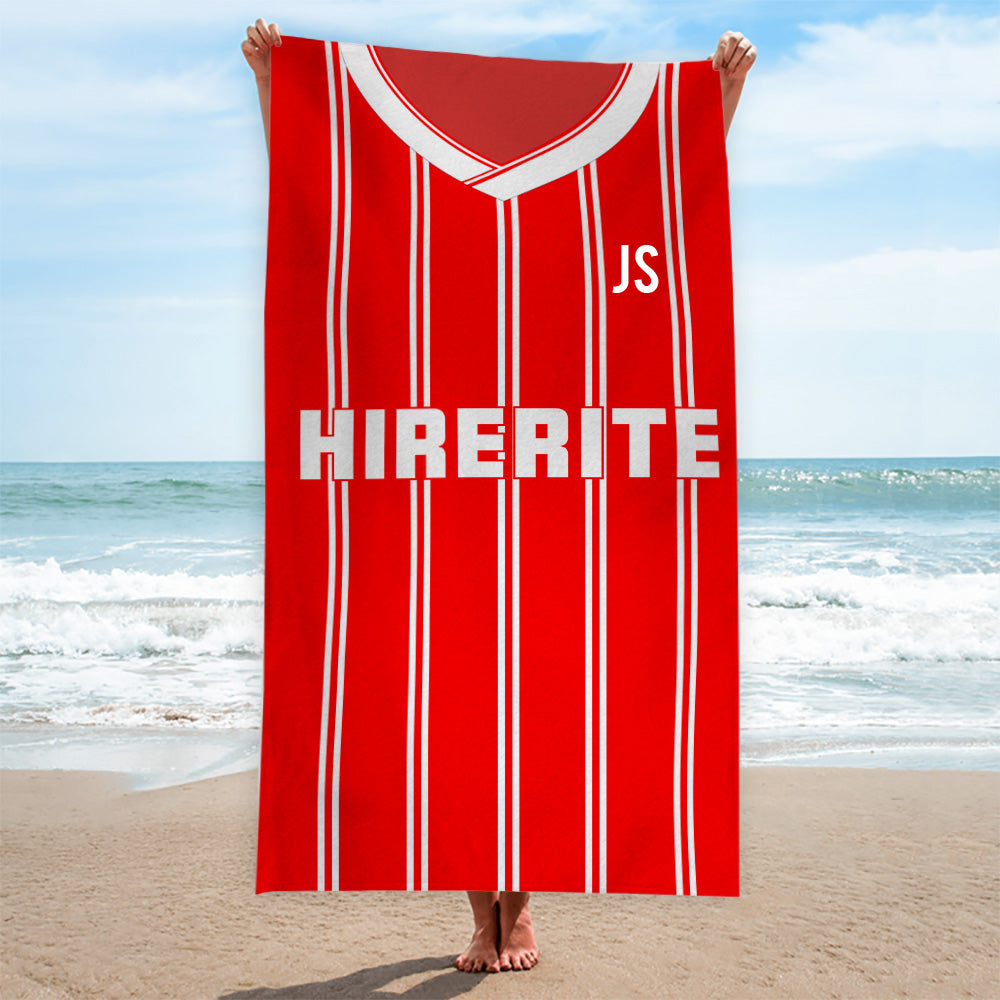 Bristol - 1998 Home Shirt - Personalised Retro Beach Towel