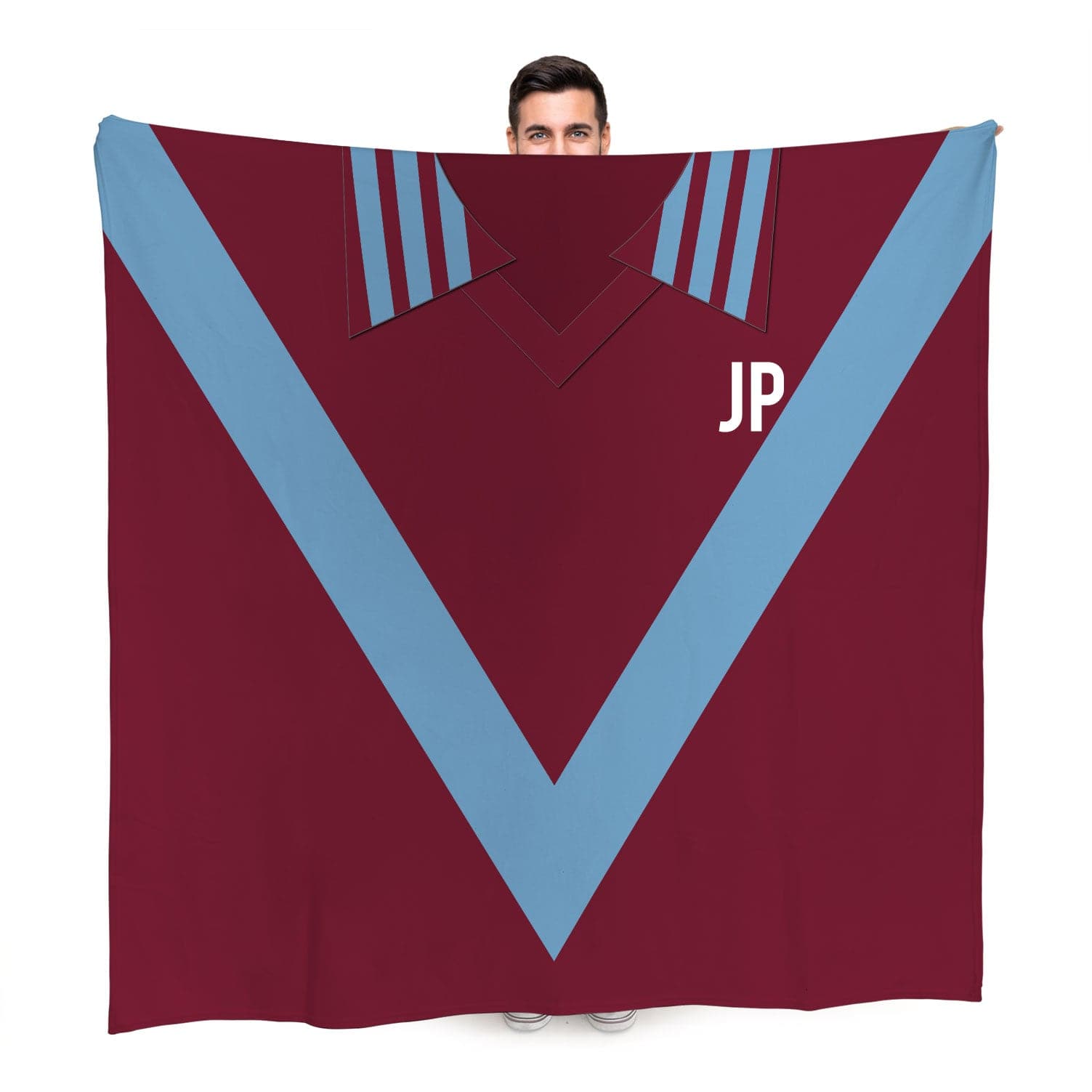 Burnley FC - 1975 Home Shirt - Retro Fleece Blanket