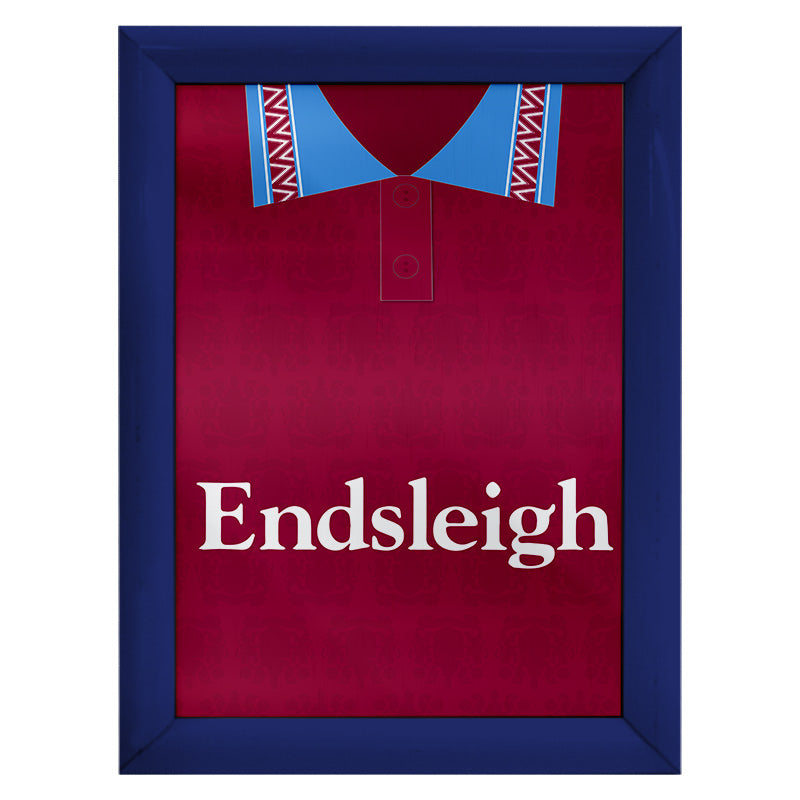 Personalised Burnley - 1994 Home Shirt - A4 Metal Sign Plaque