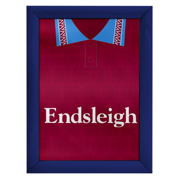 Personalised Burnley - 1994 Home Shirt - A4 Metal Sign Plaque - Frame Options Available