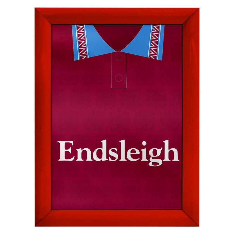 Personalised Burnley - 1994 Home Shirt - A4 Metal Sign Plaque