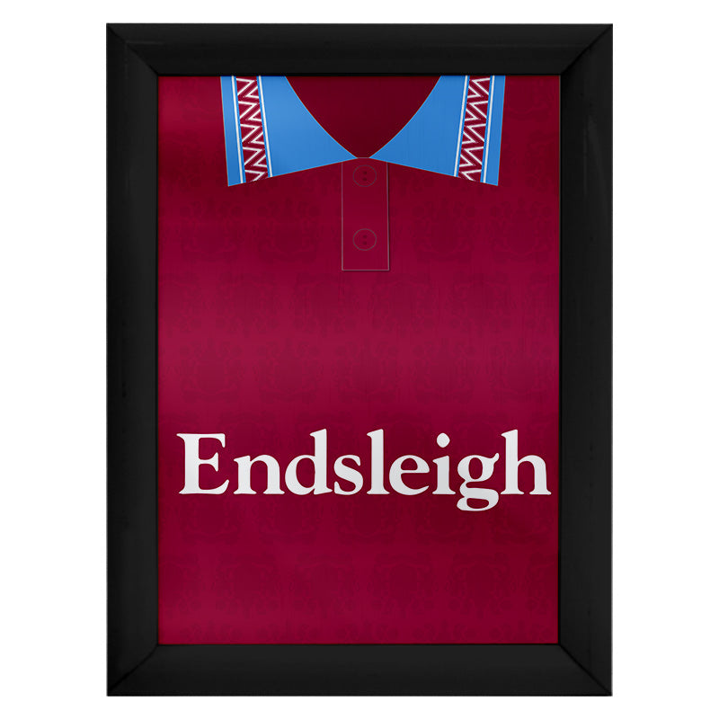 Personalised Burnley - 1994 Home Shirt - A4 Metal Sign Plaque