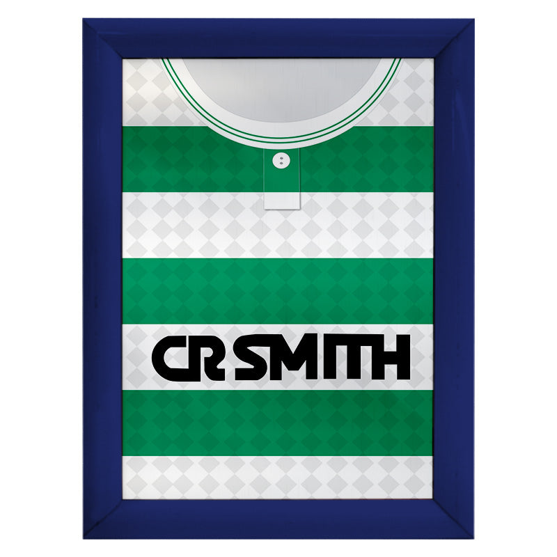 Personalised Celtic - 1988 Home Shirt - A4 Metal Sign Plaque