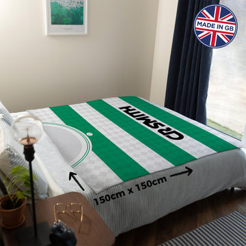 The Celts Retro - 1988 Home Shirt - Personalised Retro Fleece Blanket