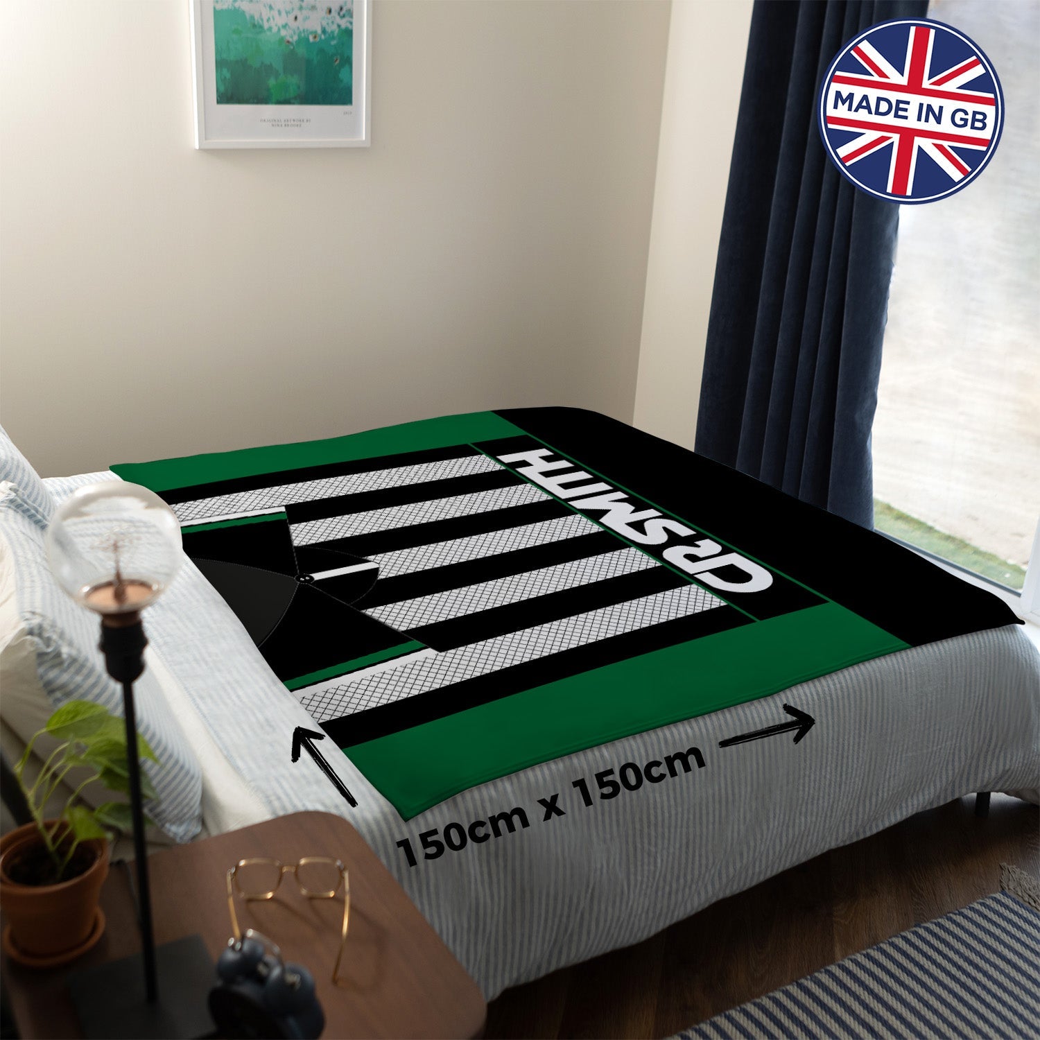 Celtic - 1994 Away Shirt - Personalised Retro Fleece Blanket