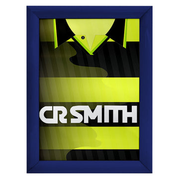 Personalised Celtic Retro - 1997 Away Shirt - A4 Metal Sign Plaque - Frame Options Available