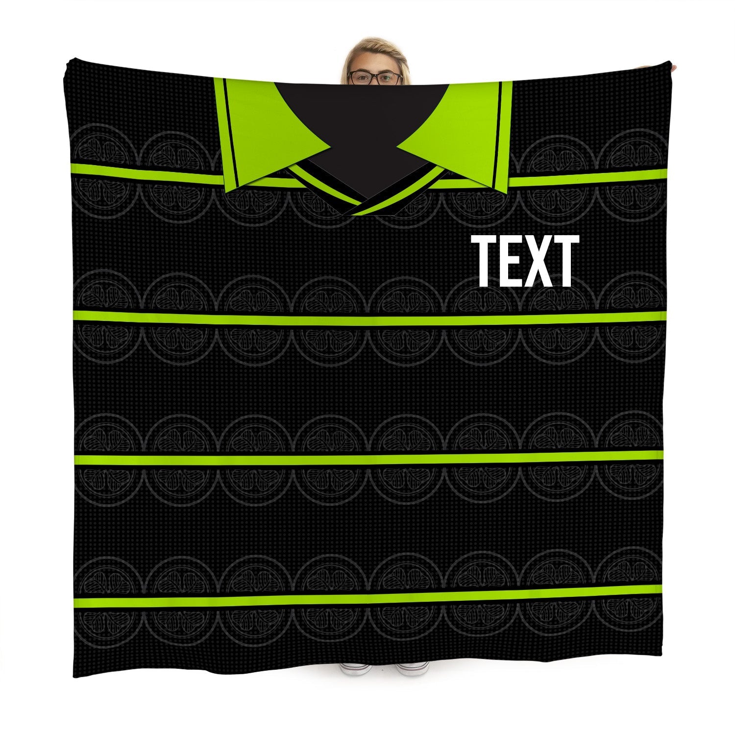 Celtic - 1999 Away Shirt - Personalised Retro Fleece Blanket