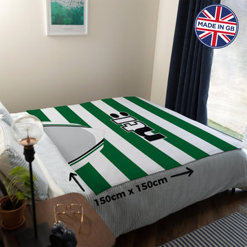 The Celts Retro - 2001 Home Shirt - Personalised Retro Fleece Blanket