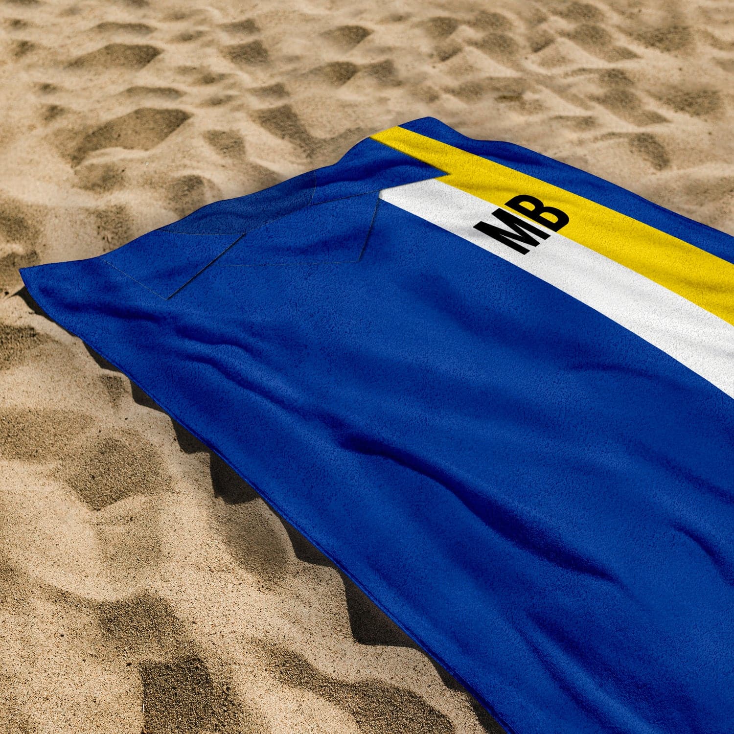 Cardiff -1976 HOME Shirt - Personalised Retro Beach Towel - 150cm x 75cm