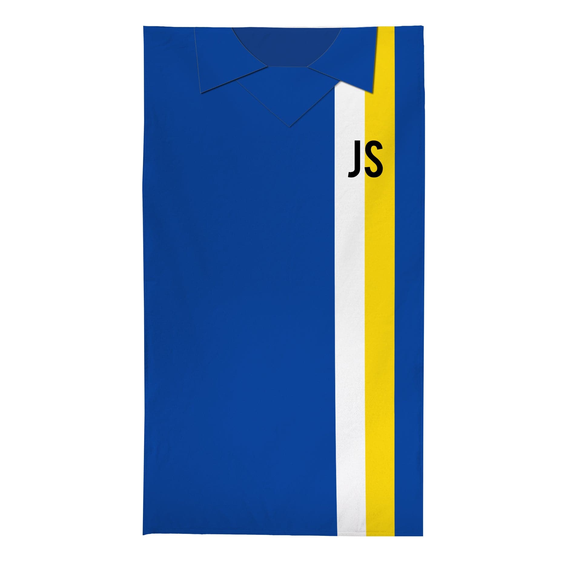 Cardiff -1976 HOME Shirt - Personalised Retro Beach Towel - 150cm x 75cm