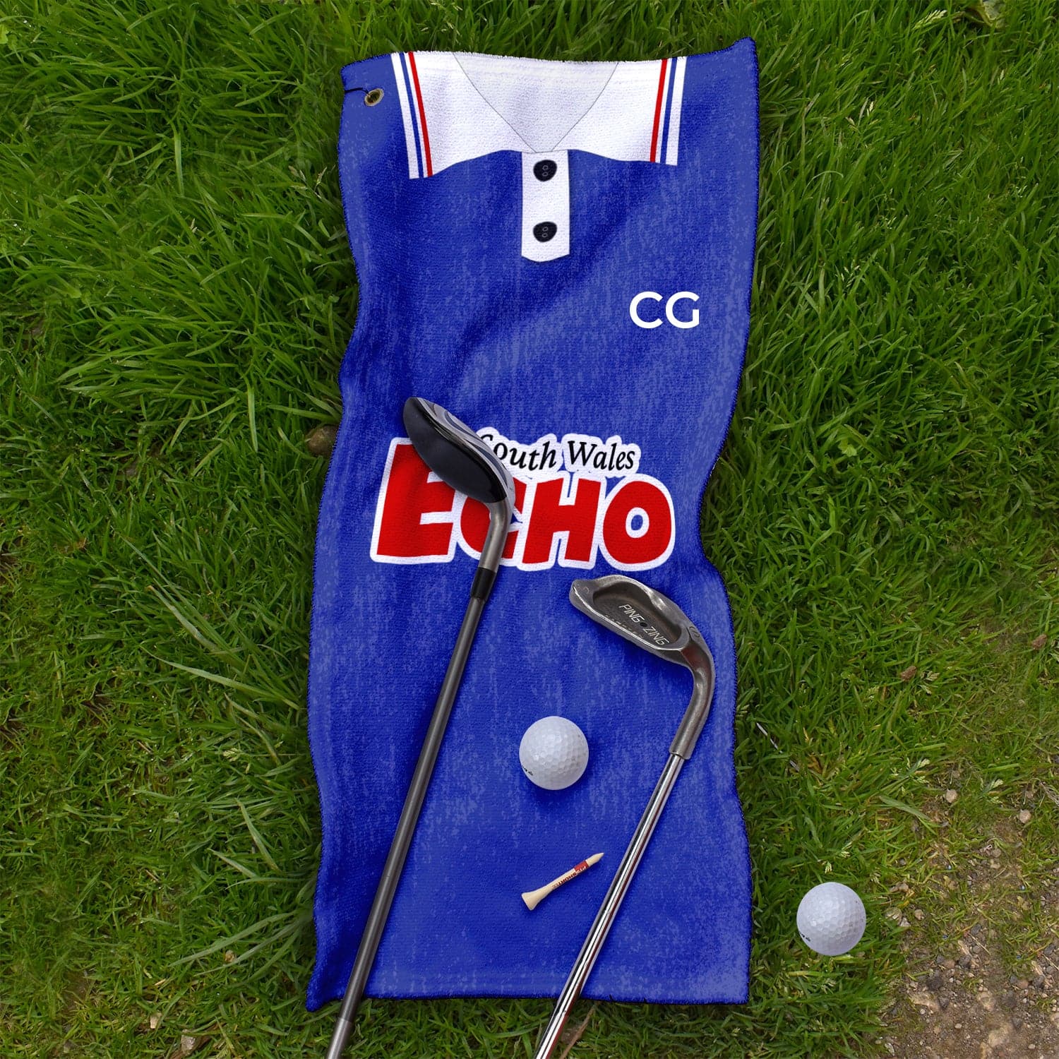 Cardiff - 1992 - HOME - Personalised Retro Golf Towel