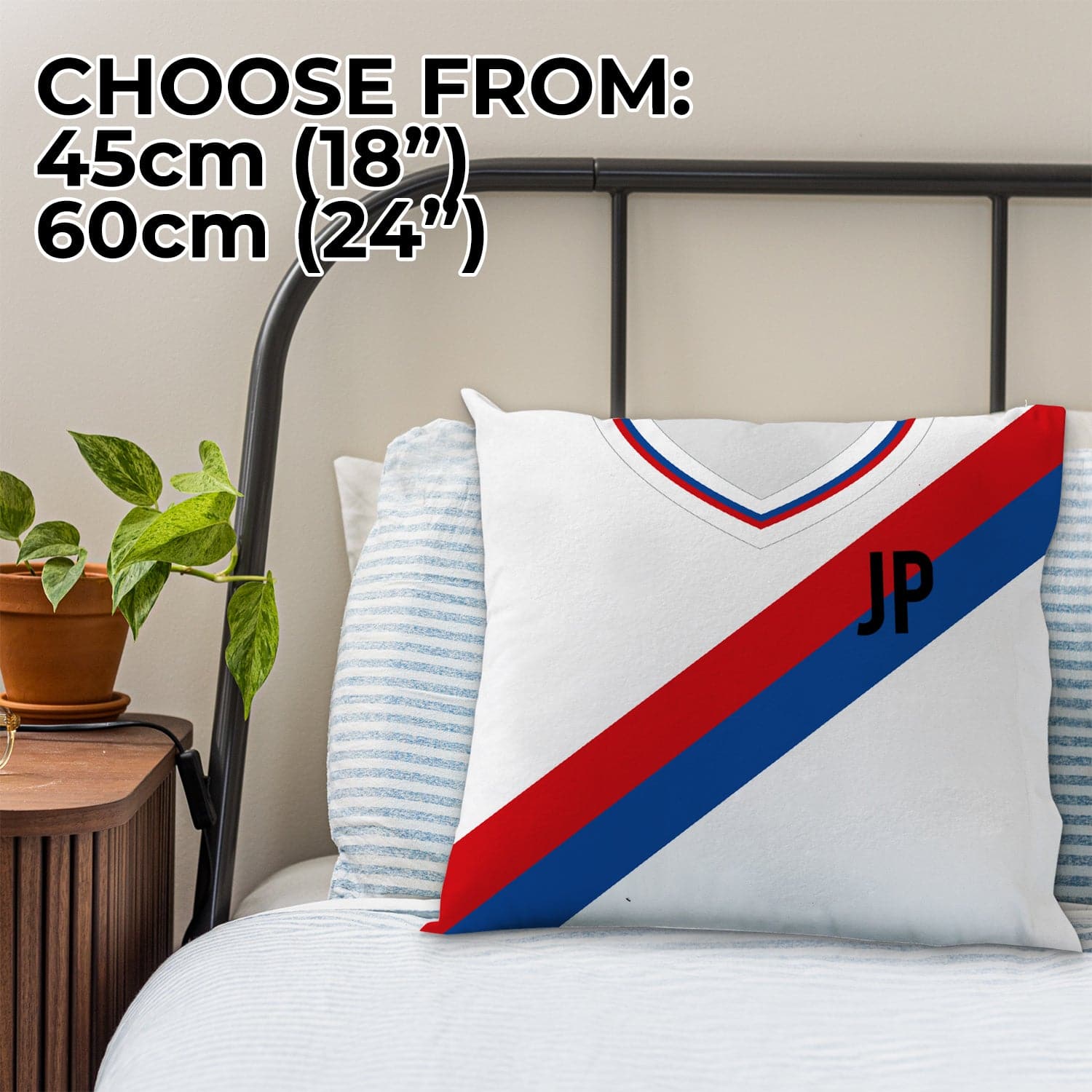 Crystal Palace -1978 HOME Shirt - 45cm or 61cm Retro Cushion