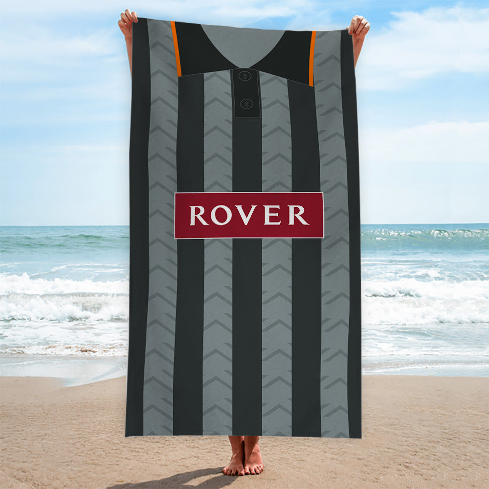 Dundee United 1995 Away Shirt - Personalised Lightweight, Microfibre Retro Beach Towel