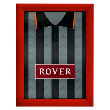 Dundee U Retro United - 1995 Away Shirt - A4 Personalised Metal Sign Plaque - Frame Options Available