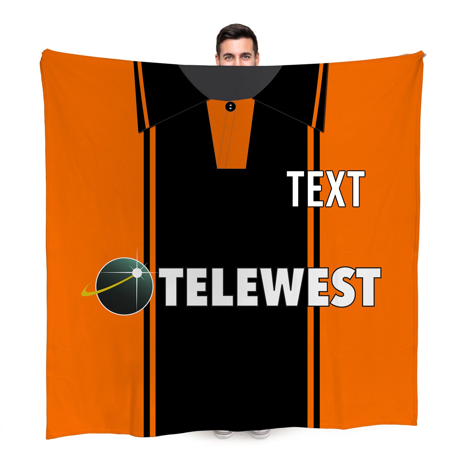 Dundee United - 2000 Home - Personalised Retro Fleece Blanket 150cm X 150cm