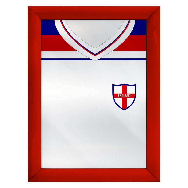 Personalised England - 1982 Home Shirt - A4 Metal Sign Plaque