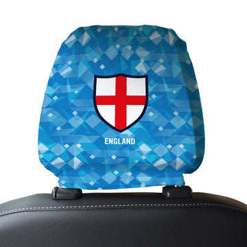 England 1990 3rd - Retro Football Shirt - Pack of 2 - Car Seat Headrest Covers