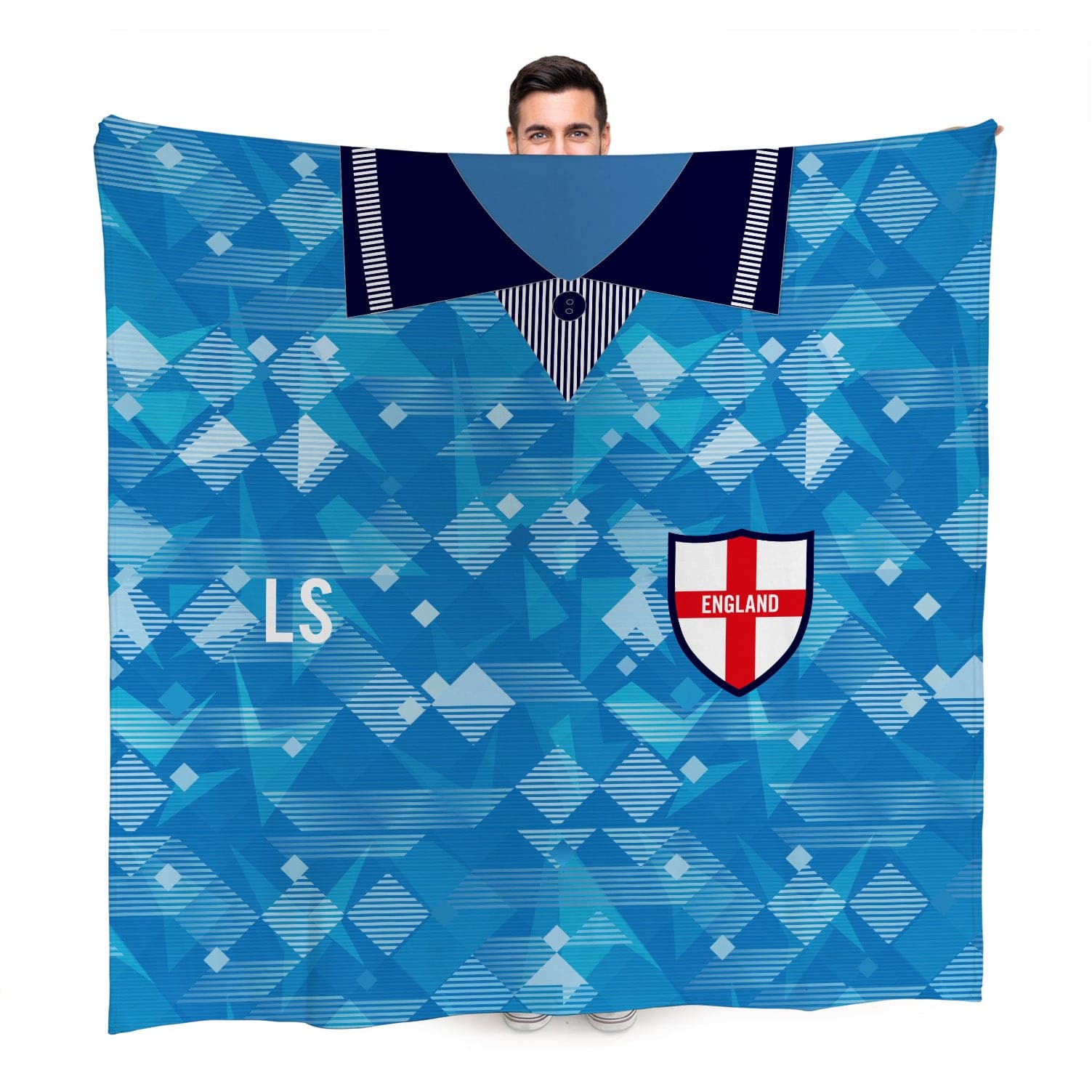 England - 1990 Third Shirt - Retro Fleece Blanket