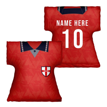 England - 1990 Away - Retro Shirt Cushion