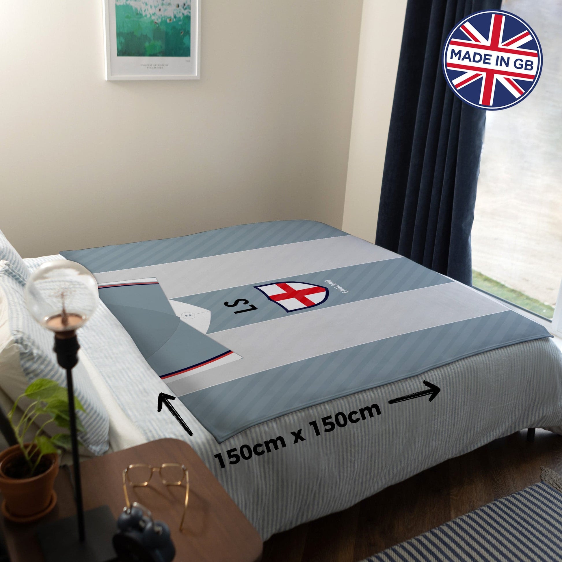 England - 1996 Away Shirt - Retro Fleece Blanket