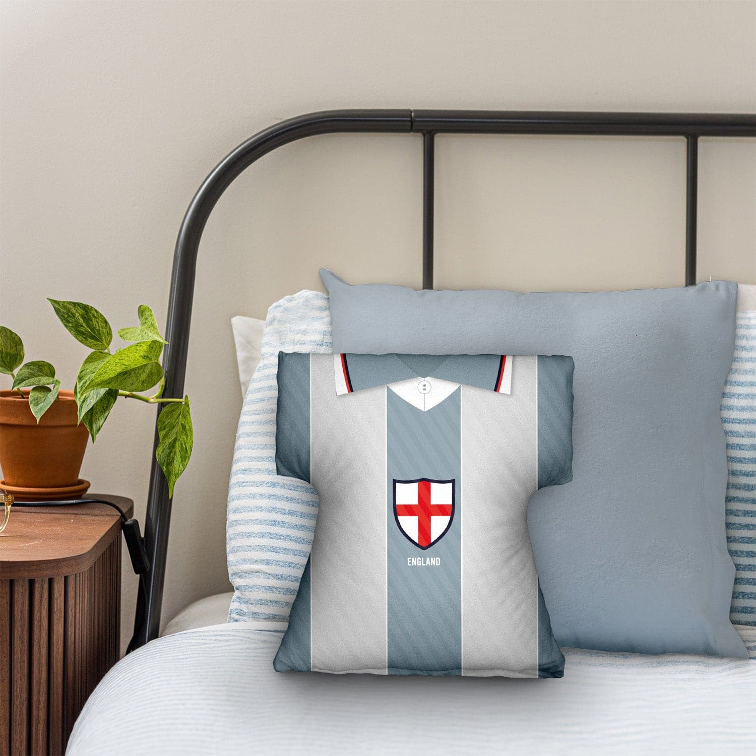 England - 1996 Away - Retro Shirt Cushion