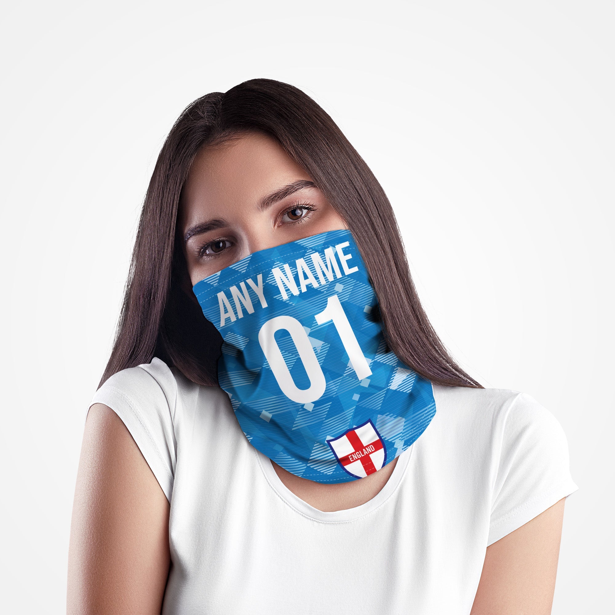 England 1990 3rd - Personalised Retro Football Snood