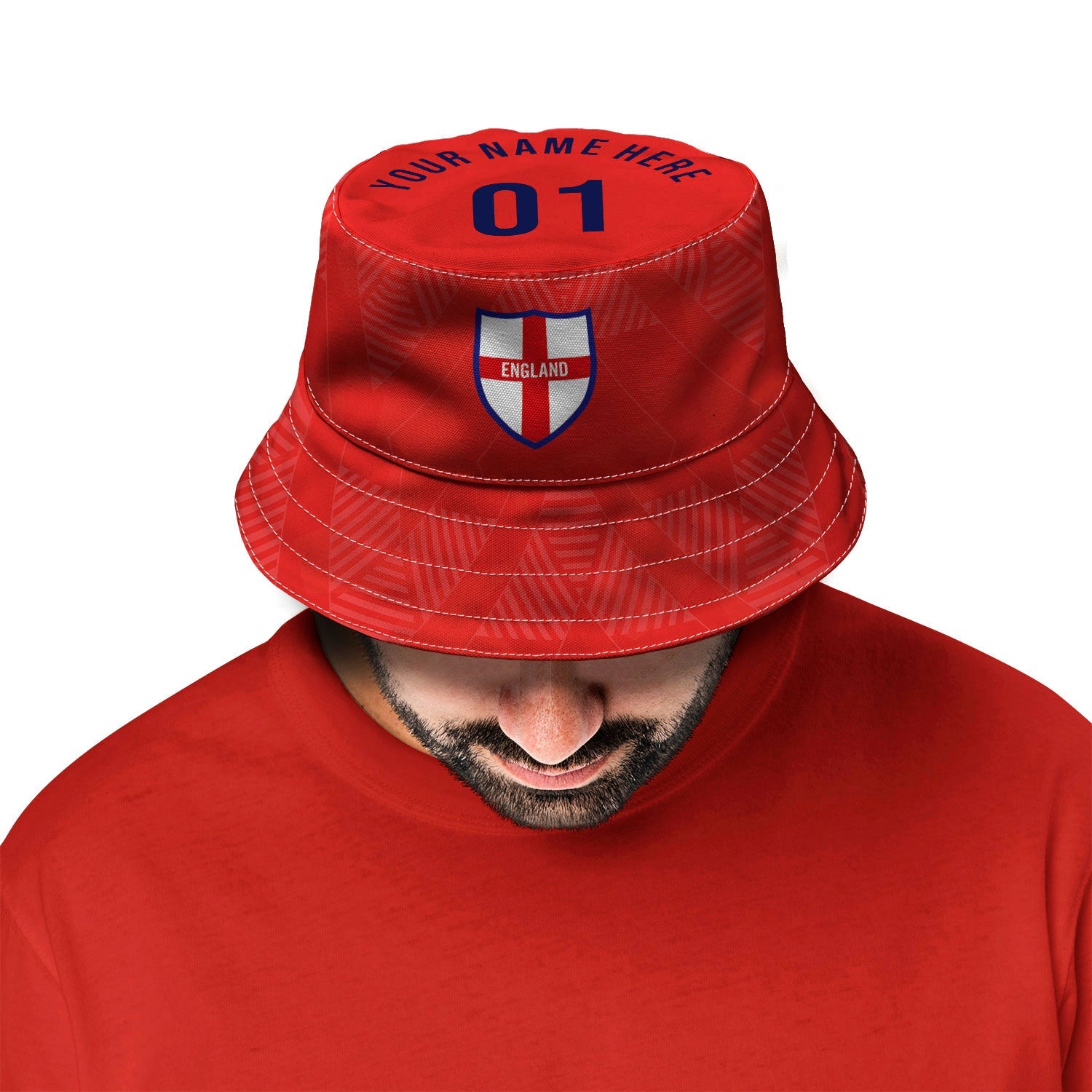 England 1990 Away - Retro Bucket Hat