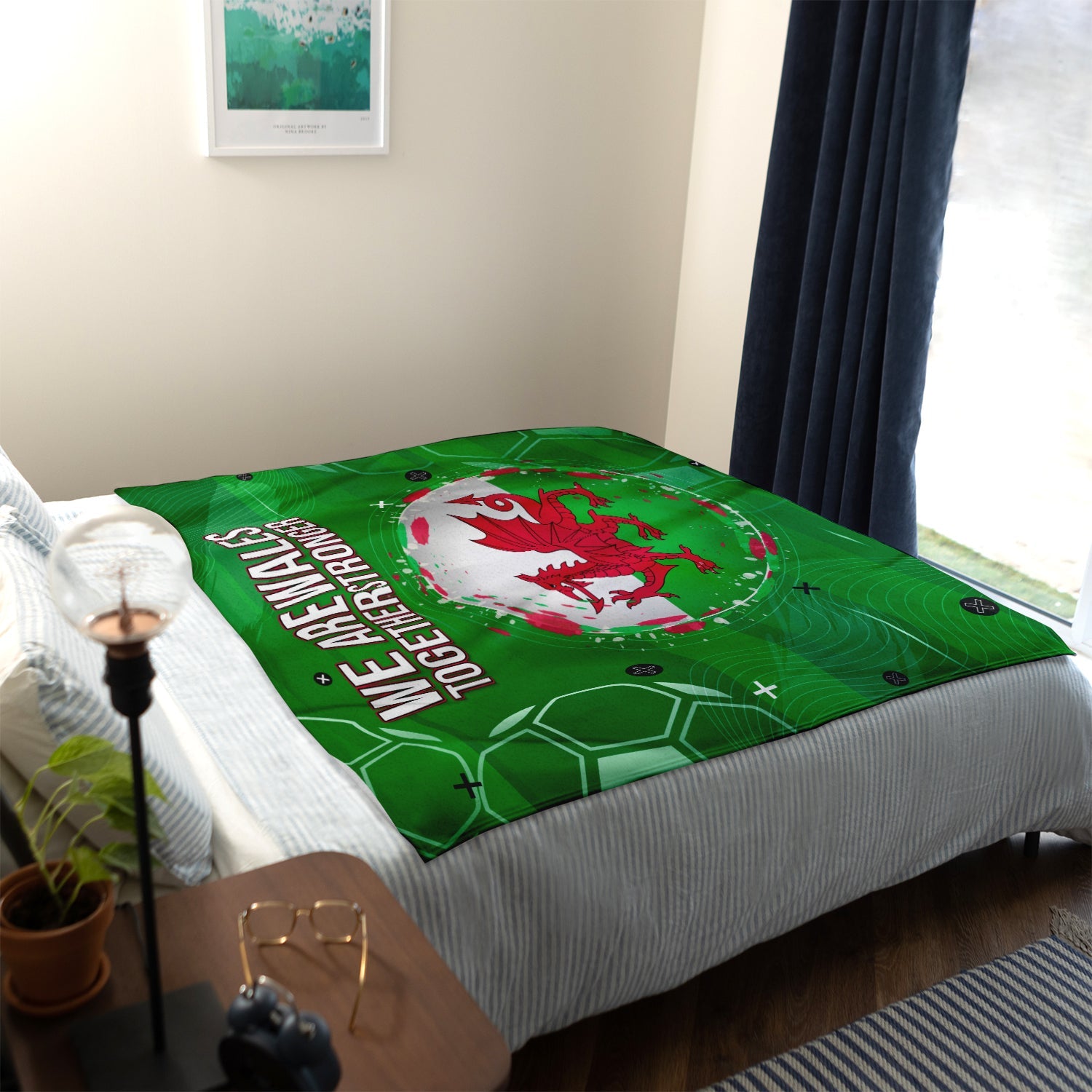 We Are Wales - World Cup - Personalised Fleece Blanket