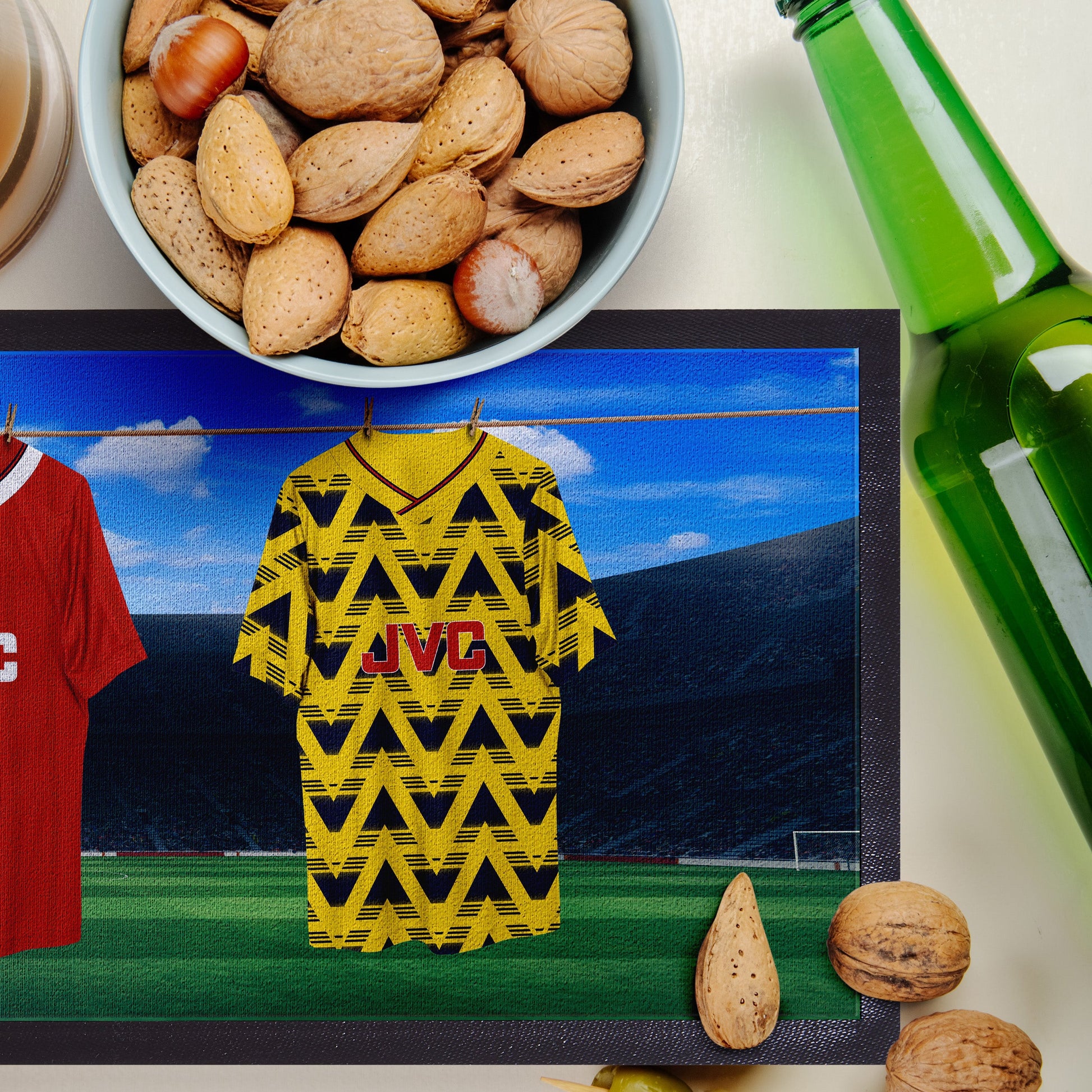 Arsenal Retro Hanging Football Shirts - Personalised Bar Runner