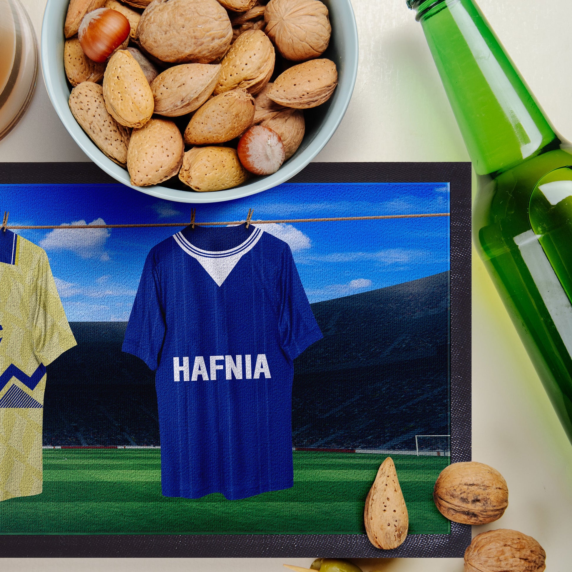 Everton Retro Hanging Football Shirts - Personalised Bar Runner