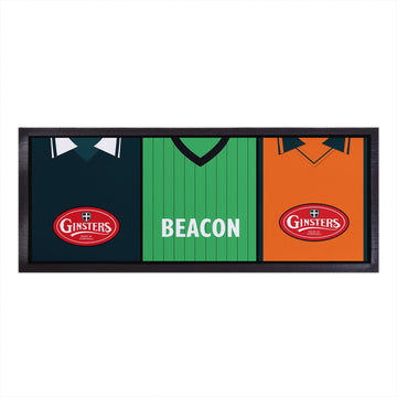 Plymouth Retro Retro Football Shirts - Personalised Bar Runner